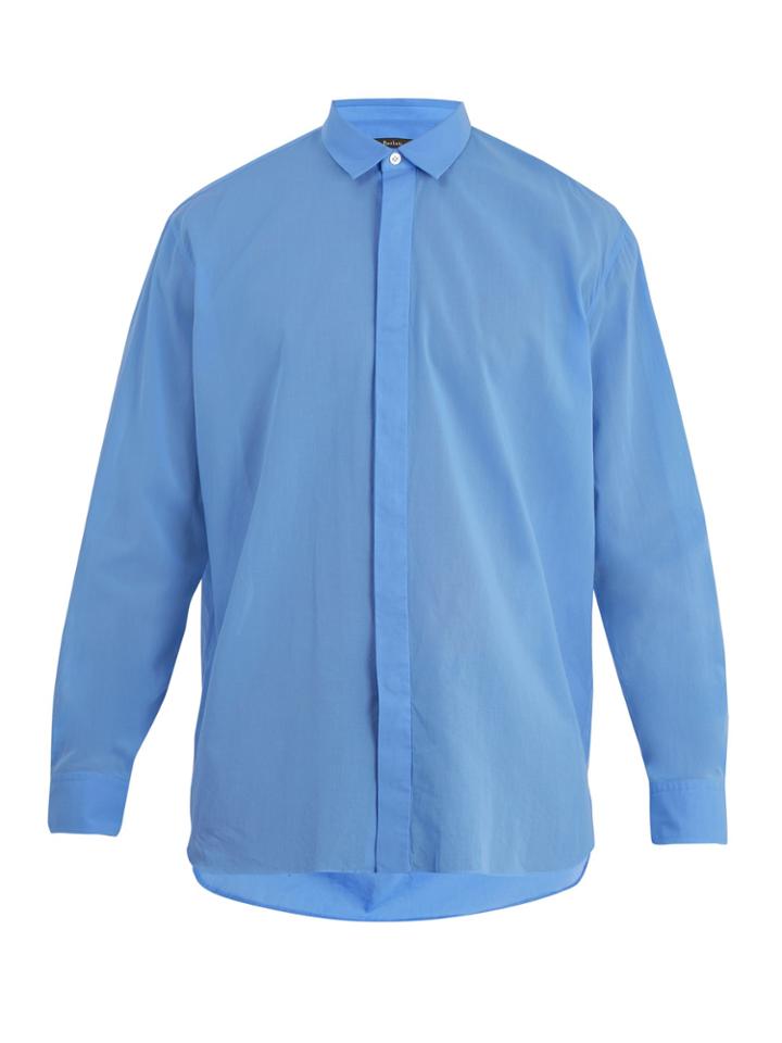 Berluti Single-cuff Oversized Cotton Shirt
