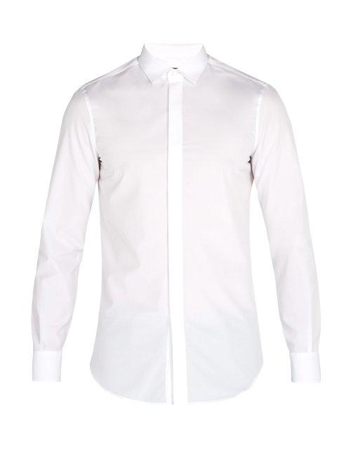 Matchesfashion.com Berluti - Formal Cotton Shirt - Mens - White