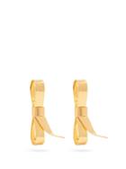 Matchesfashion.com Marni - Oversized Bow Earrings - Womens - Gold