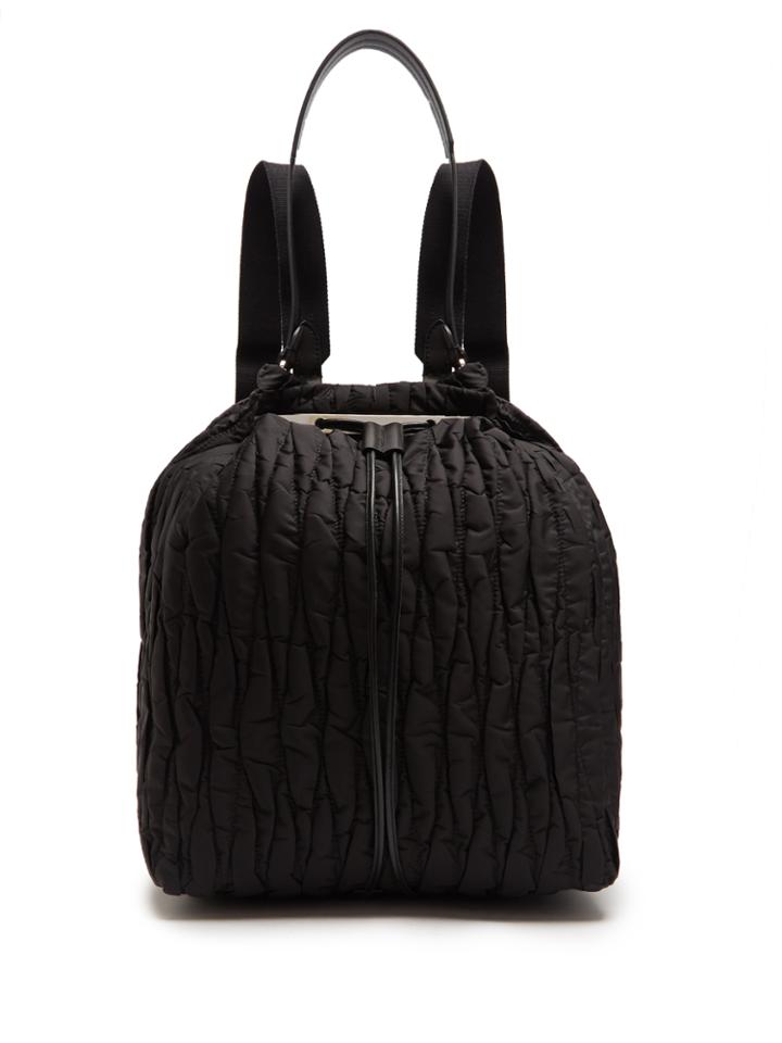 The Row Backpack 11 Quilted-nylon Backback