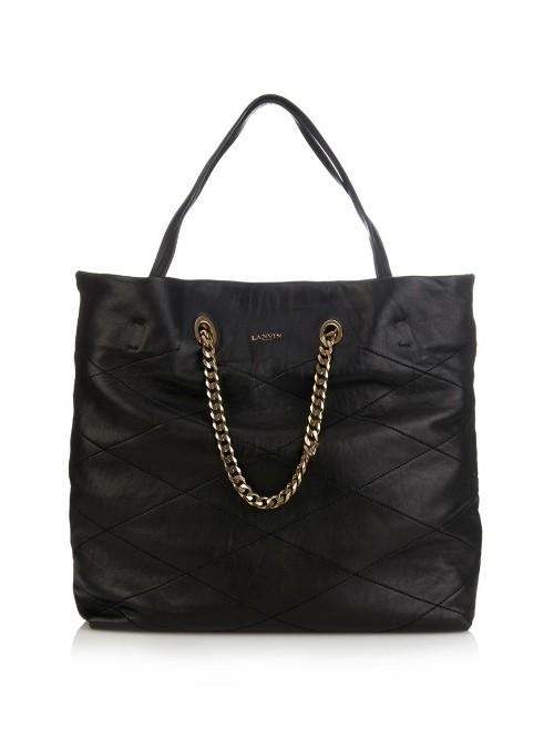 Lanvin Carry Me Quilted-leather Tote