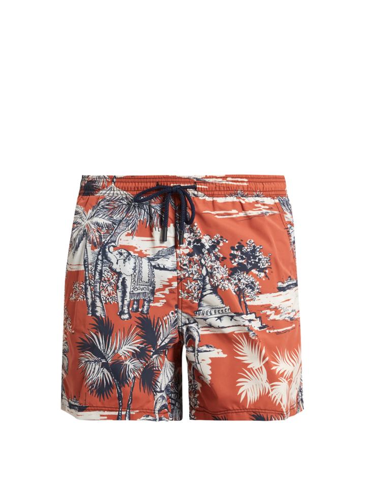 Etro Indian-print Swim Shorts