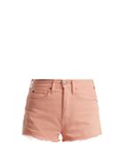 Re/done Originals The Short Raw-hem Denim Shorts