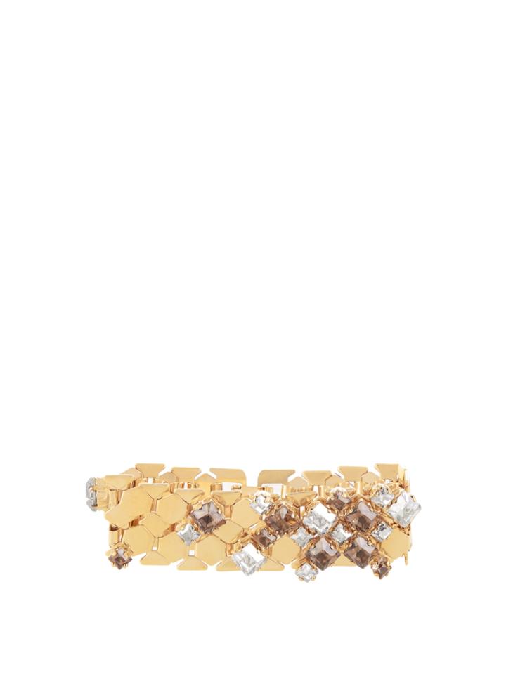 Lanvin Chain Lumiere Crystal-embellished Bracelet