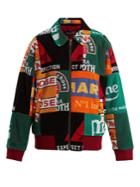 Martine Rose Beermat-print Cotton Bomber Jacket