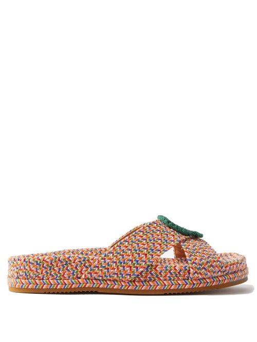 Castaer - Zuchi Braided-cord Espadrille Sandals - Womens - Multi