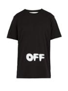 Matchesfashion.com Off-white - Kidmograph Printed Cotton Jersey T Shirt - Mens - Black