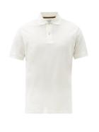 Matchesfashion.com Paul Smith - Charm-button Cotton-piqu Polo Shirt - Mens - White