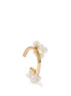 Completedworks - P27 Pearl & Gold-plated Recycled-silver Ear Cuff - Womens - Gold Multi
