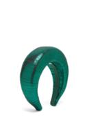 Matchesfashion.com Flapper - Edvige Lam Headband - Womens - Green