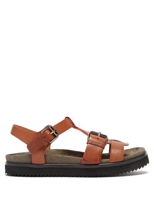 Matchesfashion.com Church's - Britney Buckle-strap Leather Sandals - Womens - Tan