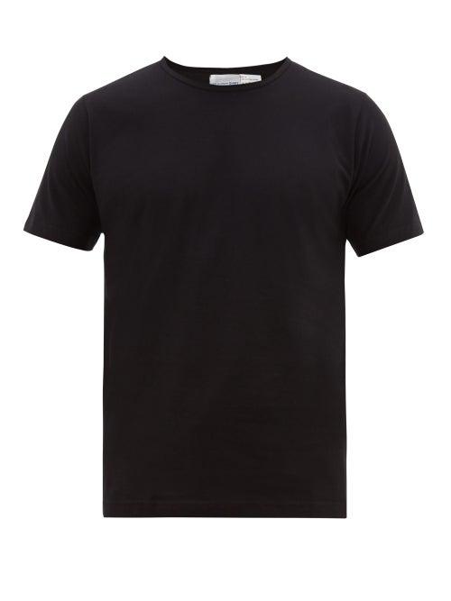 Matchesfashion.com Comme Des Garons Shirt - Crew Neck Cotton Jersey T Shirt - Mens - Black