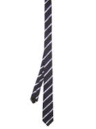 Valentino Striped-jacquard Silk Tie
