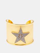 Begm Khan - Superstellar 24kt Gold-plated Cuff - Womens - Gold Multi