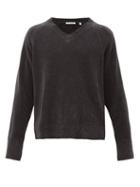 Matchesfashion.com Our Legacy - Anthracite V Neck Cotton Sweater - Mens - Grey