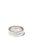Matchesfashion.com Maison Margiela - Logo-engraved Silver Ring - Mens - Silver