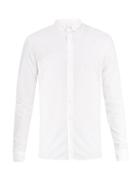 Balmain Perforated-cotton Casual Shirt