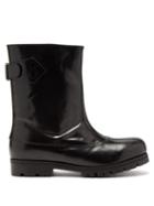 Stefan Cooke - Mid-height Leather Biker Boots - Mens - Black