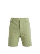 Matchesfashion.com The Lost Explorer - Chur Mid Rise Cotton Chino Shorts - Mens - Green