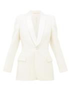 Matchesfashion.com Wardrobe. Nyc - Release 05 Single-breasted Wool Suit Jacket - Womens - White