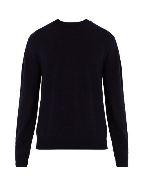 Matchesfashion.com Jil Sander - Crew Neck Cashmere Sweater - Mens - Black