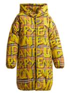 Burberry Graffiti-print Oversized Puffer Coat