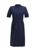Matchesfashion.com A.p.c. - Clea Cotton Dress - Womens - Indigo
