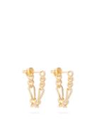 Matchesfashion.com Bottega Veneta - Pav-crystal Gold-plated Sterling-silver Earrings - Womens - Yellow Gold