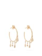 Matchesfashion.com Jacquie Aiche - 14kt Gold & Diamond Hoop Earrings - Womens - Gold