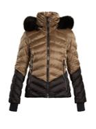 Toni Sailer Iris Fur-trimmed Bi-colour Technical Ski Jacket