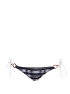 Matchesfashion.com Heidi Klein - Carolina Tie Side Bikini Briefs - Womens - Blue Multi