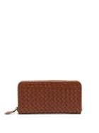 Matchesfashion.com Bottega Veneta - Intrecciato Continental Leather Wallet - Womens - Tan