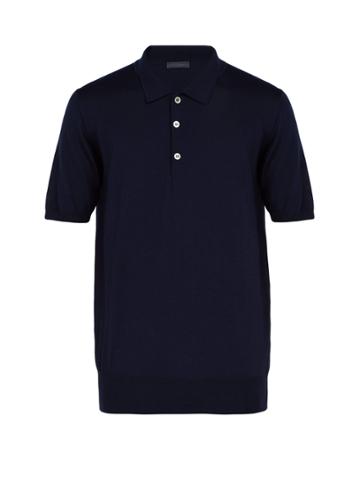 Thom Sweeney Merino Wool Polo Shirt