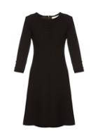 Goat Carlotta Button-up Double Wool-crepe Dress
