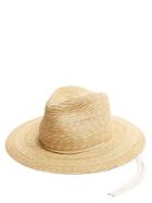 Lola Hats Marseille Leather-trimmed Straw Hat