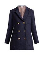 Thom Browne Double-breasted Wool-blend Blazer