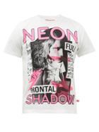 Walter Van Beirendonck - Neon Shadow-print Cotton-jersey T-shirt - Mens - White
