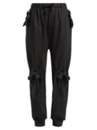 Matchesfashion.com Simone Rocha - Jersey Bow Pocket Track Pants - Womens - Black