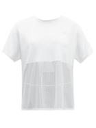 Matchesfashion.com Calvin Klein Performance - Mesh Insert Performance T Shirt - Womens - White