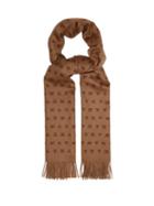 Matchesfashion.com Max Mara - Logo Scarf - Womens - Camel
