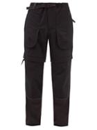 And Wander - Trek Zip-leg Technical-nylon Blend Trousers - Mens - Black