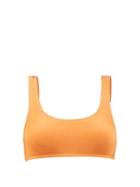 Matchesfashion.com Reina Olga - Rocky Scoop-neck Bikini Top - Womens - Orange