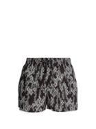 Matchesfashion.com Dolce & Gabbana - Hawaiian Print Swim Shorts - Mens - Black