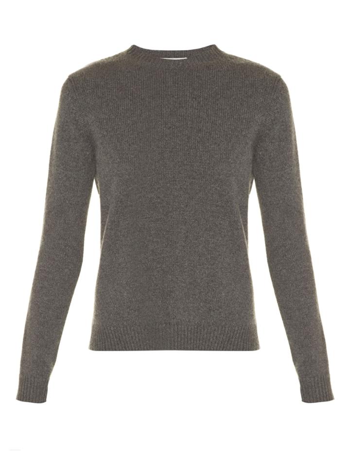 Valentino Rockstud Untitled #7 Crew-neck Cashmere Sweater