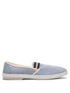 Matchesfashion.com Rivieras - College Canvas Loafers - Mens - Light Blue