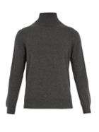 Matchesfashion.com Raey - Roll Neck Cashmere Sweater - Mens - Grey