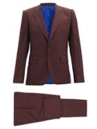 Matchesfashion.com Paul Smith - Single-breasted Wool Soho-fit Suit - Mens - Burgundy