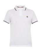 Matchesfashion.com Moncler - Maglia Tipped Cotton Piqu Polo Shirt - Mens - White