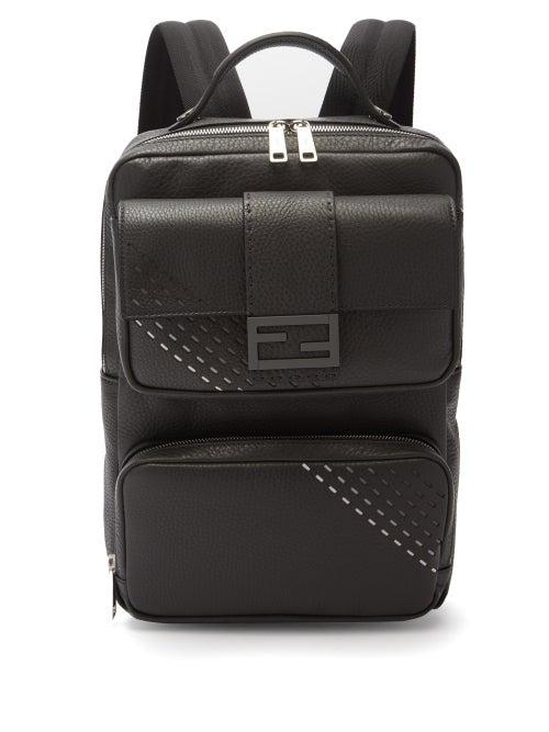Matchesfashion.com Fendi - Roma Textured-leather Backpack - Mens - Multi
