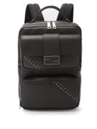 Matchesfashion.com Fendi - Roma Textured-leather Backpack - Mens - Multi